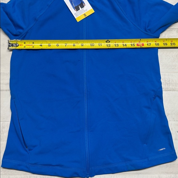 Mondetta active full zip jacket with hood moisture wicking with brush inside - Picture 3 of 12